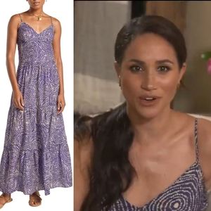 Hope for Flowers by Tracy Reese tiered maxi slip dress ASO Meghan Markle